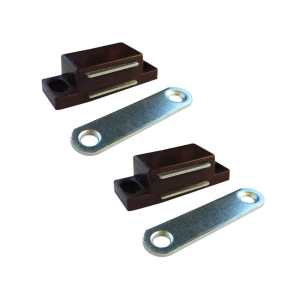 fermeture magnétique im02, brun, 42 x 18 mm, 2 unités