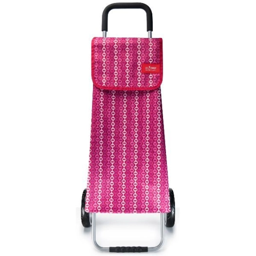 sac poussette de marché rose rétro - trolley 2.0 - rebel