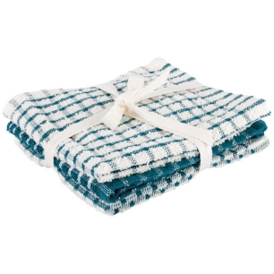 lot 3 lavettes 30 x 30 cm green heron - stoff - cosy & trendy