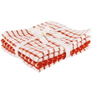 lot 3 lavettes 30 x 30 cm rust - stoff - cosy & trendy