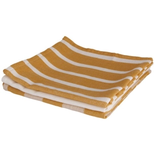 lot 3 torchons 50 x 70 cm amber gold - stoff - cosy & trendy