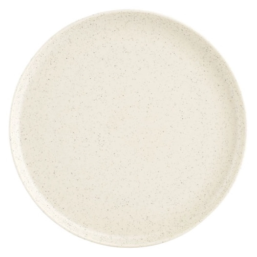 6 dot assiette plate 27,5cm vanille - ona