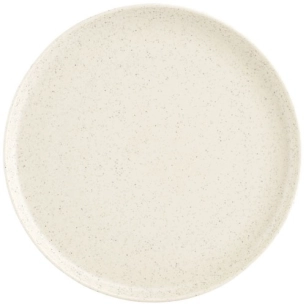 6 dot assiette plate 27,5cm vanille - ona