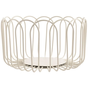 flores panier metalique 19xh10cm gris - ona