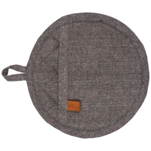 manique ronde 20 cm black chambray - stoff - cosy & trendy