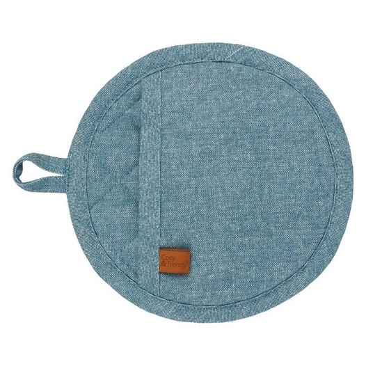 manique ronde 20 cm green heron - stoff - cosy & trendy