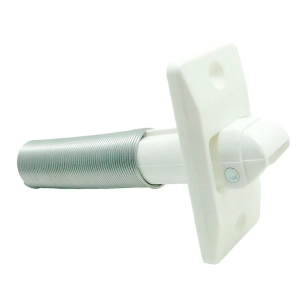 guide de courroie oscillant avec ressort pr28 blanc, 75 x 40 mm