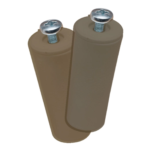 bouchon aveugle pr08, marron 40mm 2 unités