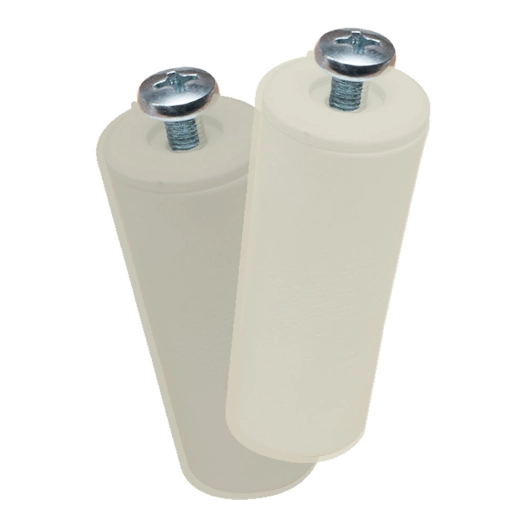 pr08 bouchon aveugle, ivoire 40 mm 2 unités