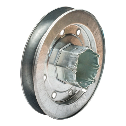 poulie métallique à spin pr19 150 mm zinguée
