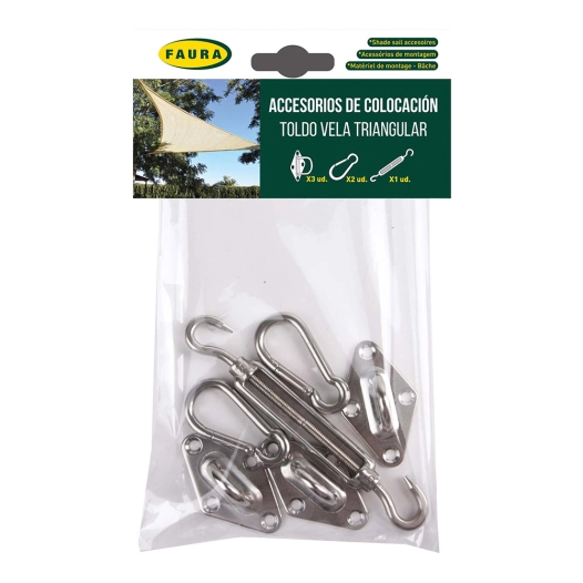 accessoires d'installation pour store à voile triangulaire