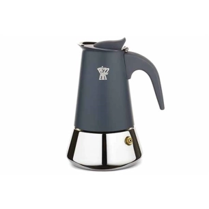 cafétière 6 tasses 12 x 11 x h19 cm - gris foncé - steelexpress - pezzetti