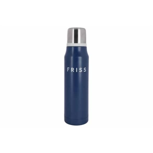 bouteille isotherme 0.5l 7.7 x 7.7 x 34.8 cm bleu - friss