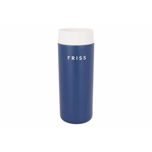 6 mug de voyage 350ml 7.1 x 7.1 x 18.2 cm bleu - friss