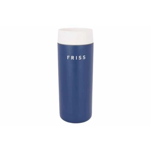 6 mug de voyage 350ml 7.1 x 7.1 x 18.2 cm bleu - friss