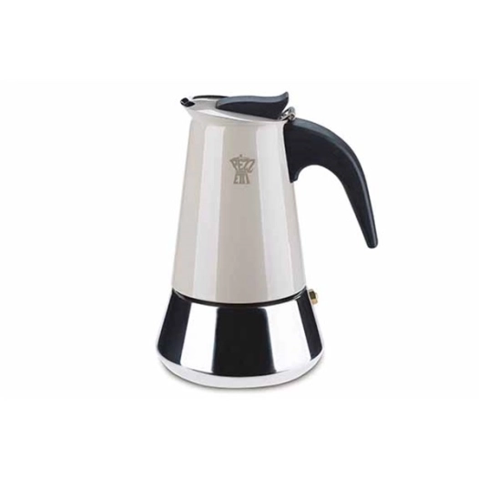 cafétiere 6 tasses 14.5 x 11.3 x h19 cm - gris - steelexpress - pezzetti