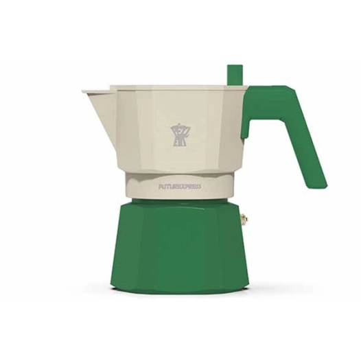 cafétière 3 tasses 15.5 x 8.7 x h14.2 cm - vert forêt - futurexpress - pezzetti