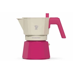 cafétière 6 tasses 18 x 9.8 x h18.5 cm - blanc rose - futurexpress - pezzetti