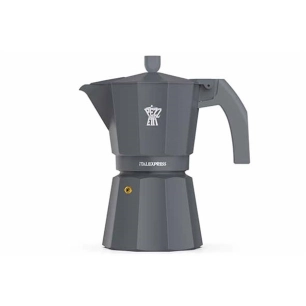 cafétiere 6 tasses 19 x 10.4 x h20 cm - gris foncé - italexpress - pezzetti
