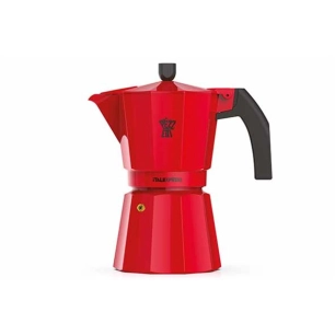 cafétiere 6 tasses 19 x 10.4 x h20 cm- rouge - italexpress - pezzetti