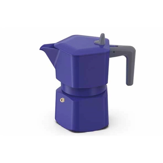 cafétière 3 tasses 14.5 x 8.5 x h14.5 cm - mauve - pentaexpress - pezzetti