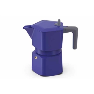 cafétière 3 tasses 14.5 x 8.5 x h14.5 cm - mauve - pentaexpress - pezzetti