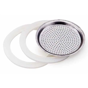 cafétière 3 tasses 14.5 x 9 x h14.5 cm - marron - solidexpress - pezzetti