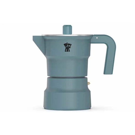 cafétière 6 tasses 16.5 x 10.5 x h19 cm - vert - solidexpress - pezzetti