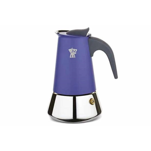 cafétière 2 tasses 11 x 9 x h14.5 cm - indigo - steelexpress - pezzetti