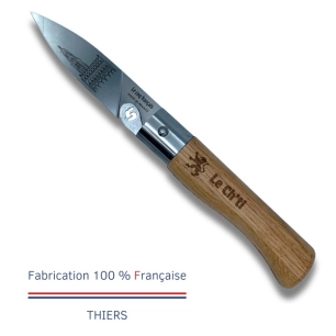 présentoir + 12 cartes duo ch'ti - couteau de poche le coq virole ch - le coq français