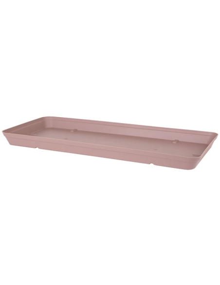 Soucoupe jardinière rectangulaire xl capri 60cm taupe