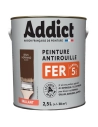 Peinture Fer 2.5 litres brun noyer - ADDICT