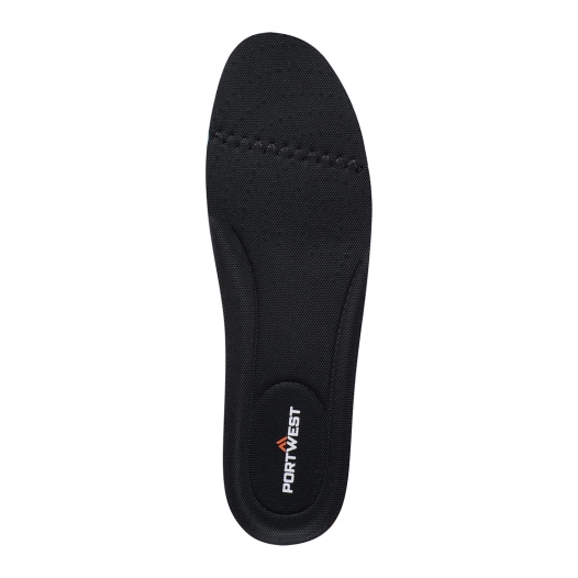 comfort insole - taille 38-41 - noir - portwest