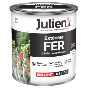 peinture extérieur fer antirouille base white - julien