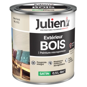 peinture extérieure bois microporeuse 0.5l - julien