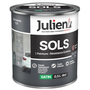 peinture sols extreme satin 0.5l - julien