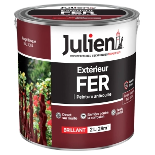 peinture extérieur fer antirouille 2l - julien