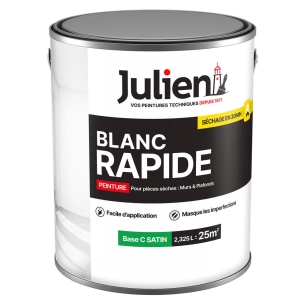 blanc rapide satin - julien
