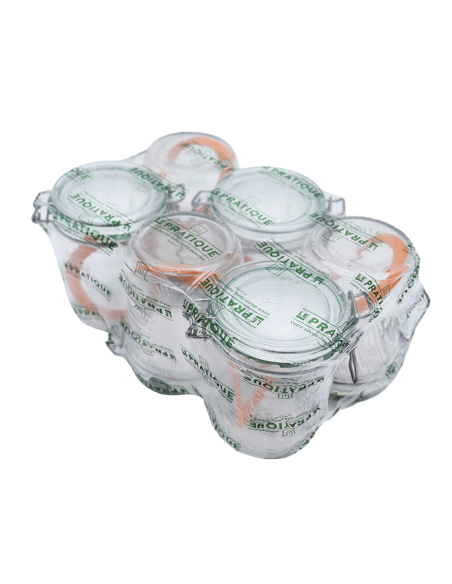 1 Bocaux A Armature 500 Ml Ø85 Mm Pack De 6 - LE PRATIQUE