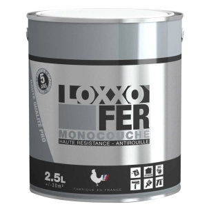 laque fer antirouille monocouche haute résistance 2.5l - loxxo