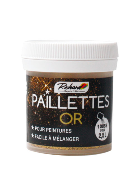 paillettes pour peinture 30 g - color plus