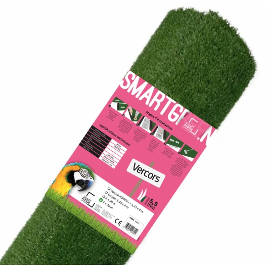120 gazon synthétique 5.5 mm vercors rouleau de 30 ml - smartgreen