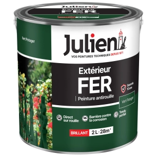 peinture extérieur fer antirouille 2l - julien