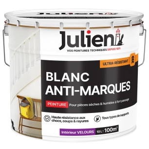 blanc anti-marques velours - julien
