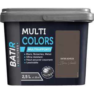 batir multicolors peinture multisupports satin soyeux 2.5l - batir