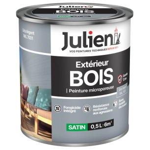 peinture extérieure bois microporeuse 0.5l - julien