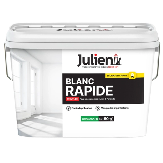 blanc rapide satin - julien