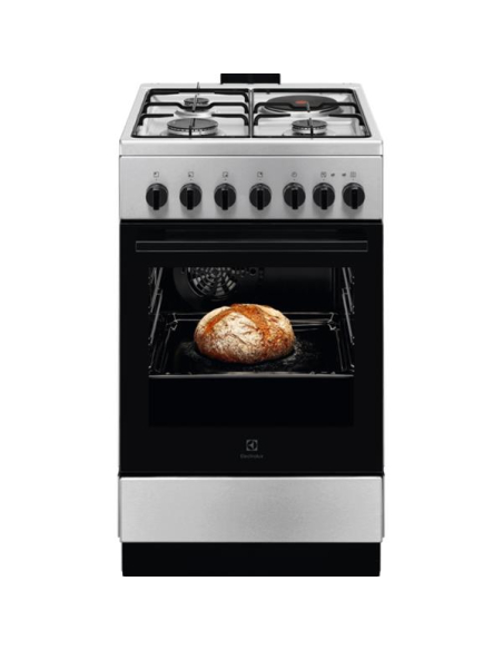 electrolux cuisinière mixte lkm520011x - electrolux