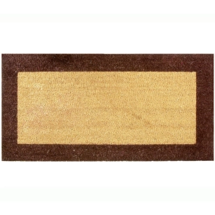 tapis coco 17mm ecru/marron - btb