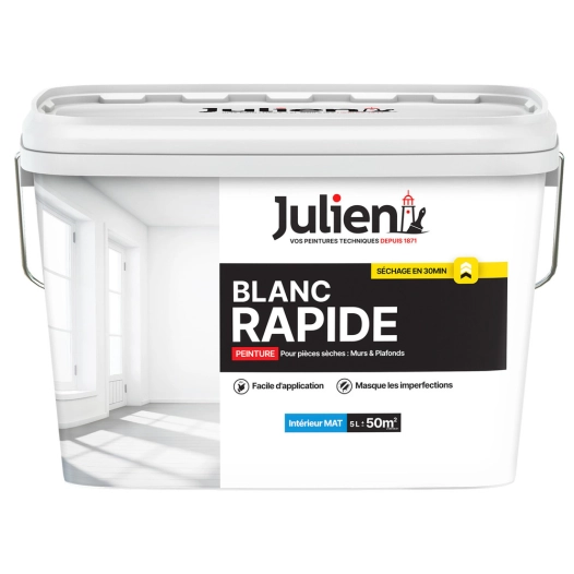 blanc rapide mat - julien